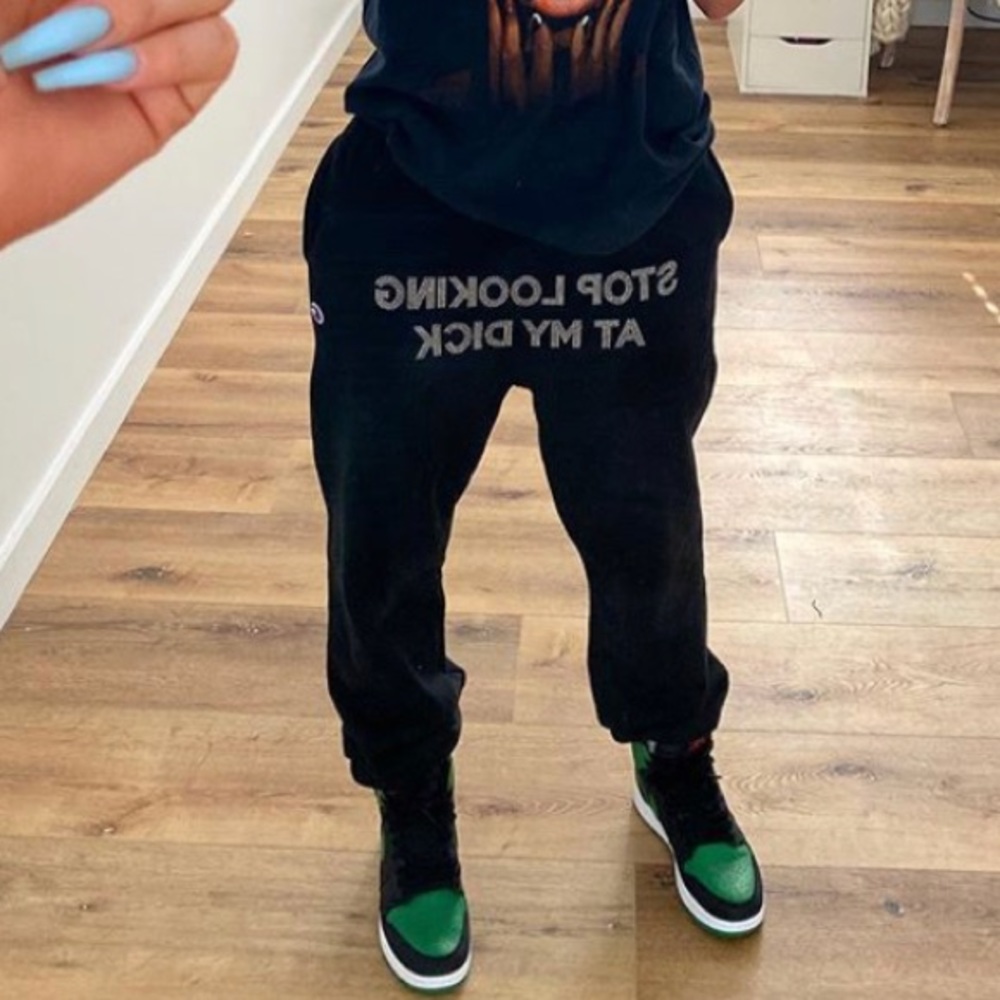 Black joggers